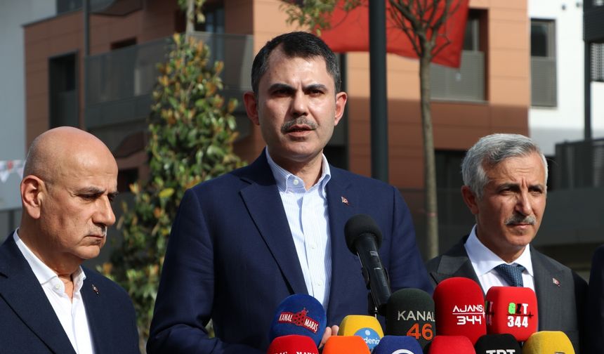 Çevre, Şehircilik ve İklim Değişikliği Bakanı Kurum, Kahramanmaraş'ta Konuştu