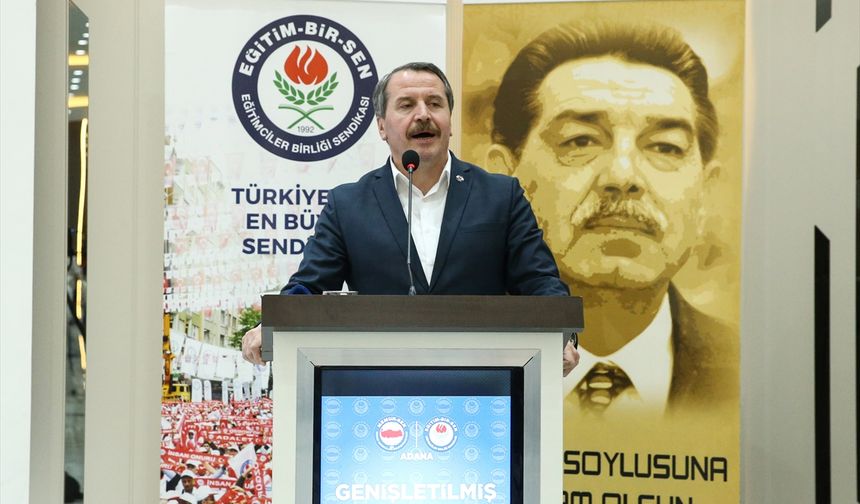 Memur-Sen Genel Başkanı Ali Yalçın, Adana'da konuştu
