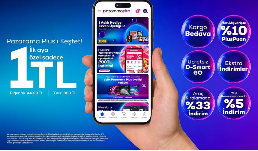 Pazarama Plus ile Alışverişte Ayrıcalıklar Yeniden Tanımlanıyor