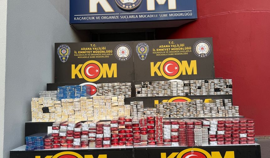 Adana'da kaçakçılık operasyonunda 1 kişi tutuklandı