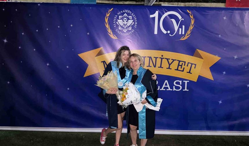 ALKÜ’de Mezuniyet Töreni duygu dolu anlara sahne oldu