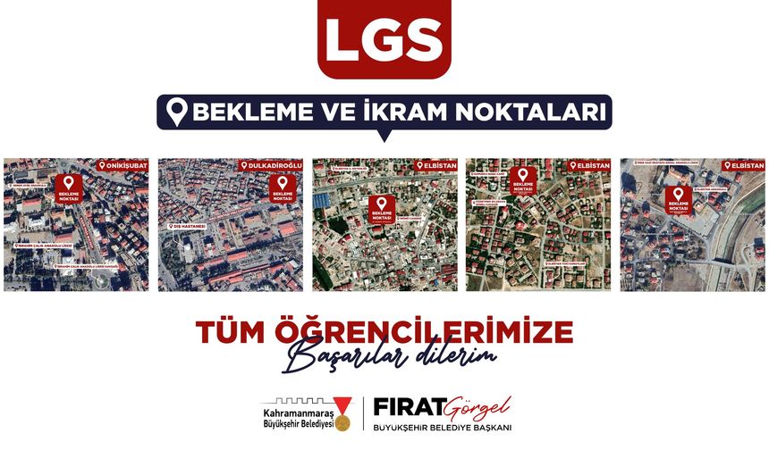 Büyükşehir’den LGS Günü Öğrenci ve Velilere Destek Noktaları
