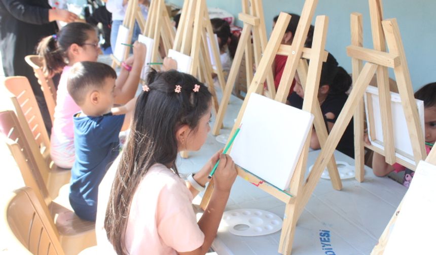 Gülnar'da düzenlenen "Çocuk Festivali" başladı