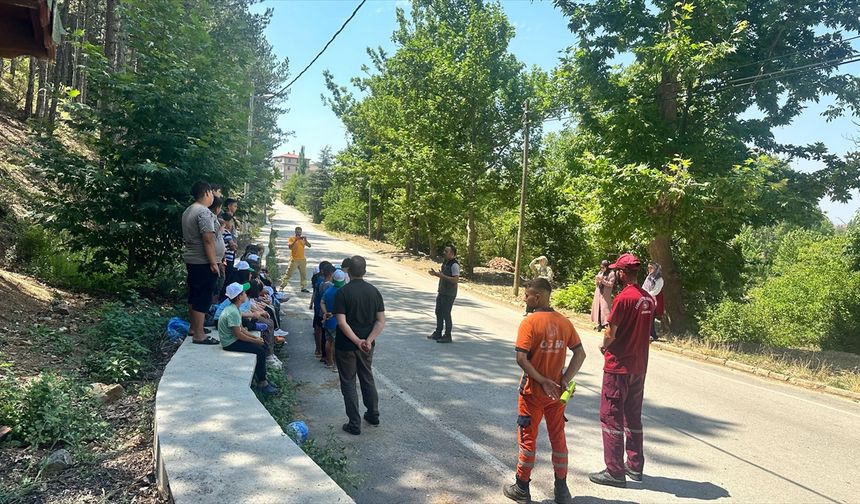 Isparta'da Kur'an kursu öğrencilerine orman yangınlarının önlenmesiyle ilgili eğitim verildi