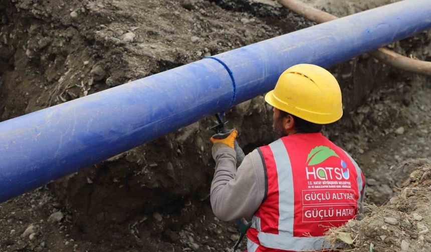 Dörtyol’da şebeke yenileme çalışmaları sürüyor