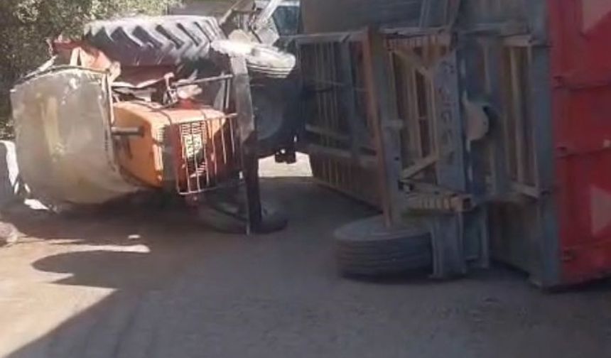 Kozan’daki traktör kazasında 1 kişi yaralandı