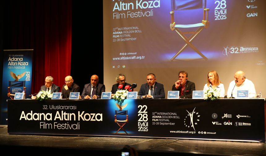 32. Uluslararası Adana Altın Koza Film Festivali'nin tanıtım toplantısı yapıldı