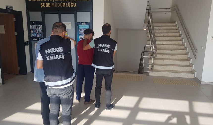 Kahramanmaraş'ta uyuşturucu operasyonunda yakalanan 2 şüpheli tutuklandı