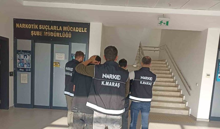 Kahramanmaraş’ta uyuşturucu operasyonu: 3 tutuklama