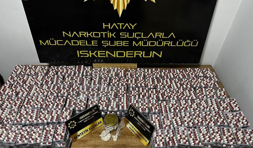 Hatay'da uyuşturucu operasyonunda yakalanan 2 zanlı tutuklandı