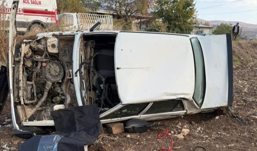 Kontrolden Çıkan Otomobil Takla Attı: Sürücü Yaşamını Yitirdi