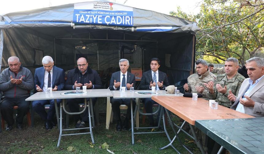 Vali Ünlüer’den Milletvekili Şahin’e Taziye Ziyareti