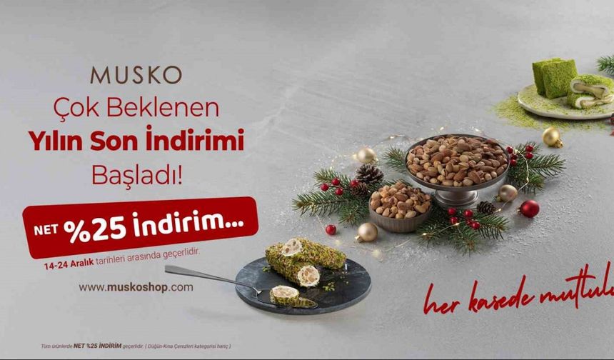 Kuruyemişte yeni yıl indirimleri