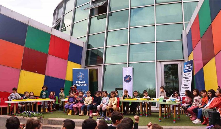 Minikler "Bir Saksı Bir Umut" projesiyle toprakla buluştu