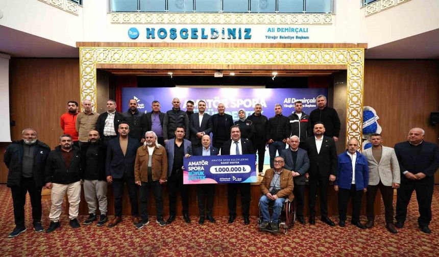 Yüreğir Belediyesinden amatör spora 1 milyon TL’lik destek