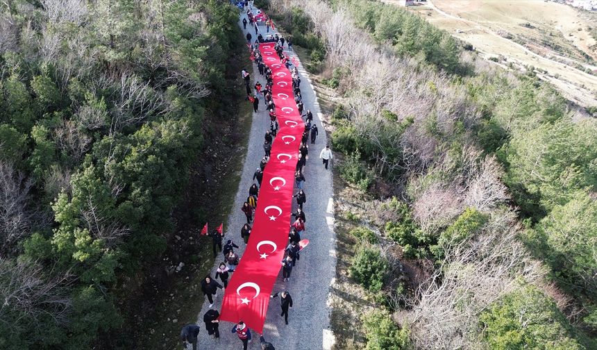 Hatay'da Sarıkamış şehitleri anısına yürüyüş düzenlendi