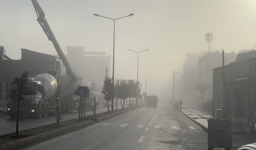 Adıyaman'da sis etkili oldu