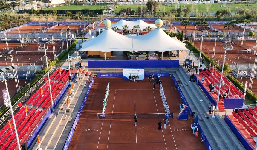 Antalya'da 'WTA 125' tenis turnuvası heyecanı yarın başlayacak