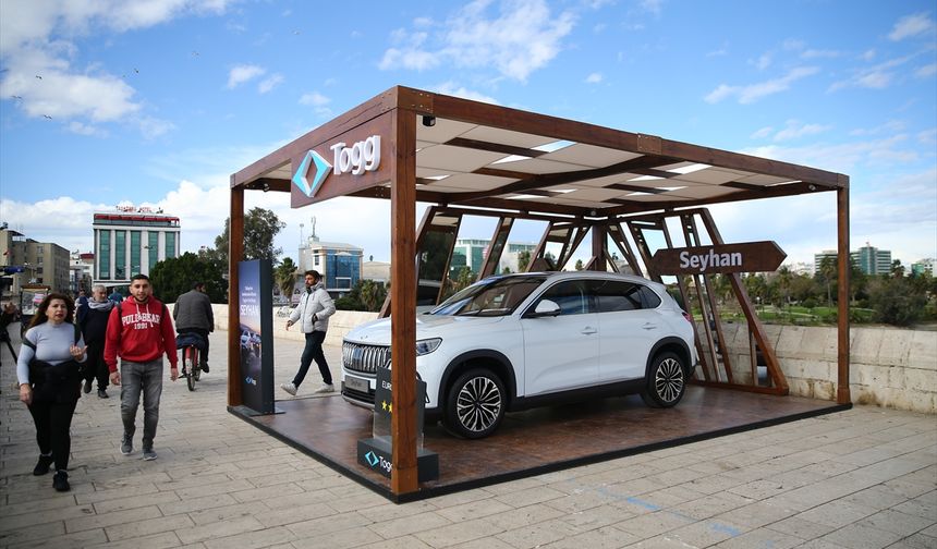 Çukurova'dan ilham alan Togg'un 'Seyhan' rengi Adana'da sergilendi