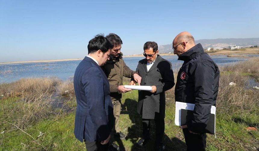 Hatay Valisi Mustafa Masatlı Milleyha Sulak Alanı'nı inceledi