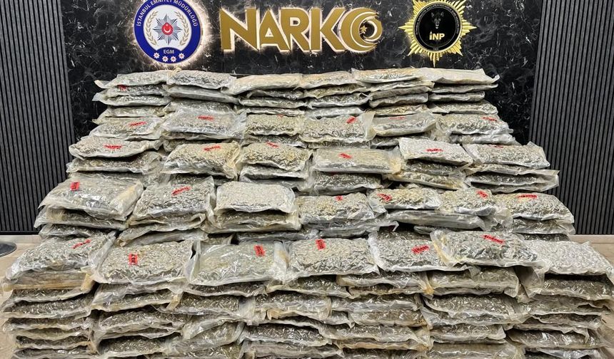 İstanbul'da 527 kilogram uyuşturucu ele geçirildi