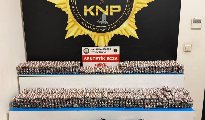 29.232 Adet Sentetik Ecza Ele Geçirildi: 3 Tutuklama