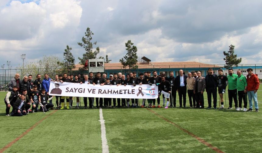 DEPSAŞ Enerji Ampute Futbol Takımı, teknik direktörü Mustafa Bebe'yi andı