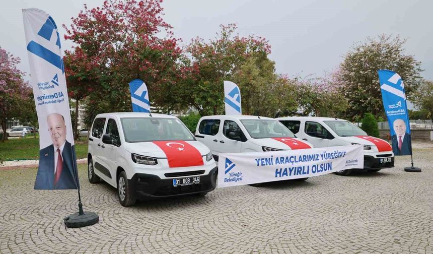 Yüreğir Belediyesi, filosuna 3 yeni araç ekledi