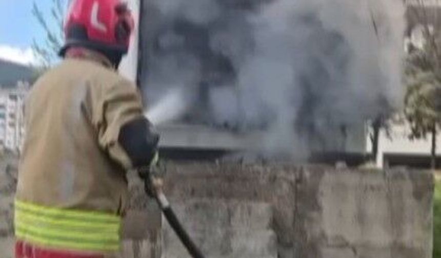 Trafo Yangını Panik Yarattı