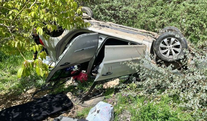 Afşin’de Otomobil Takla Attı: 1’i Ağır 3 Yaralı