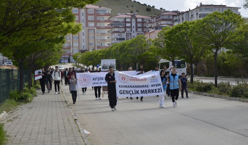 Afşin’de “Sağlık İçin Hareket Et” Yürüyüşü Düzenlendi