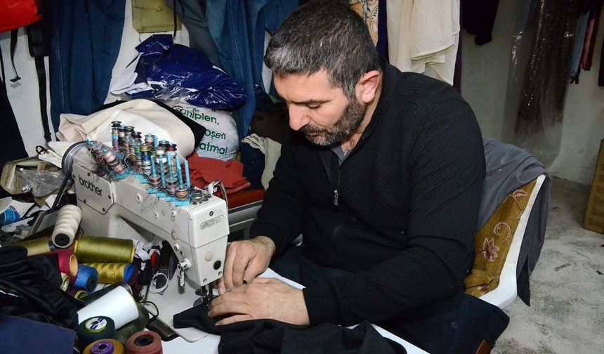 Afşin’de Terzilerde Bayram Mesaisi Başladı