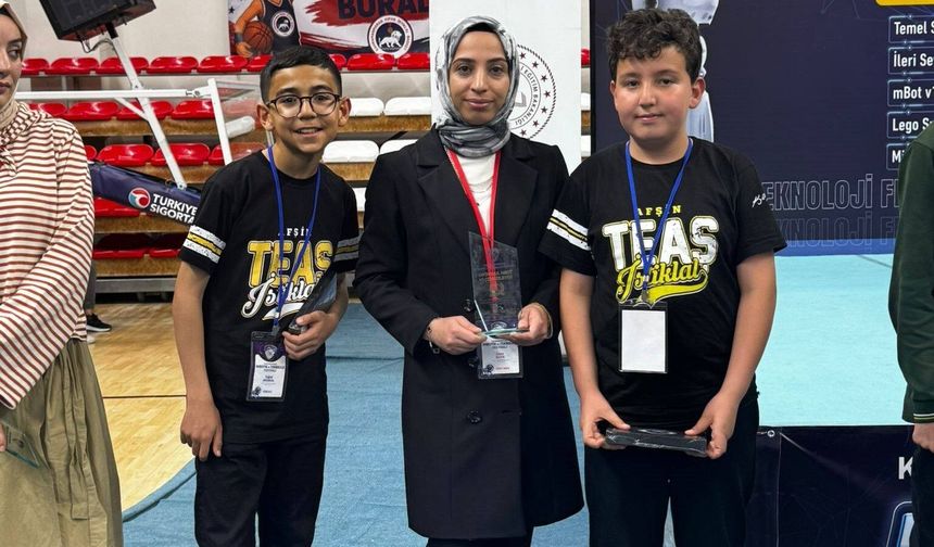 Afşin’den Robotik Teknoloji Festivalinde Büyük Başarı