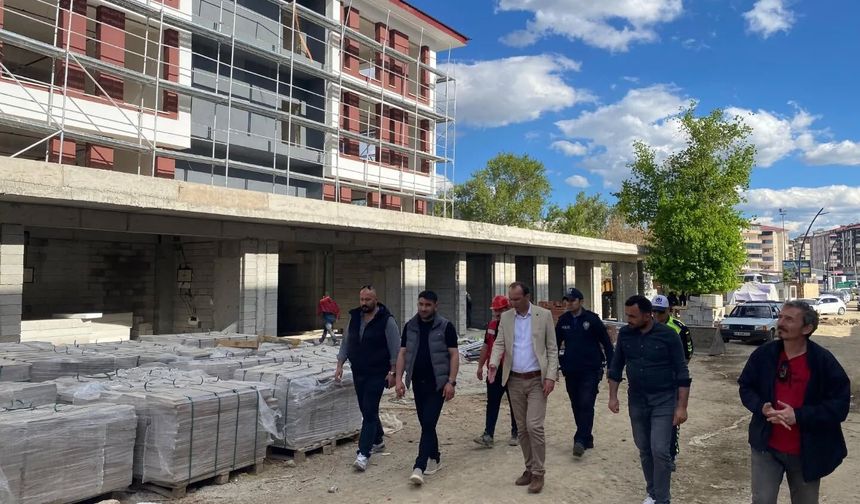 Kaymakam Sarıdoğan Rezerv Alan Çalışmalarını Yerinde İnceledi