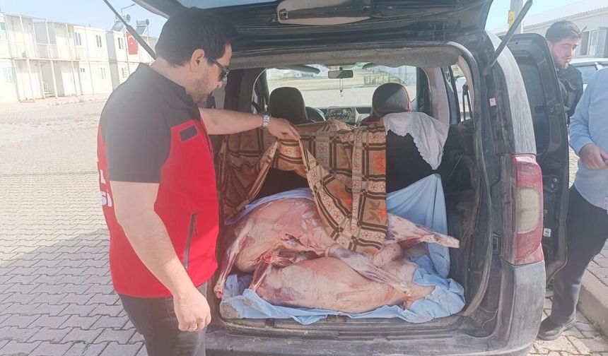 Skandal Görüntü: Sağlıksız Koşullarda Taşınan Etlere El Konuldu