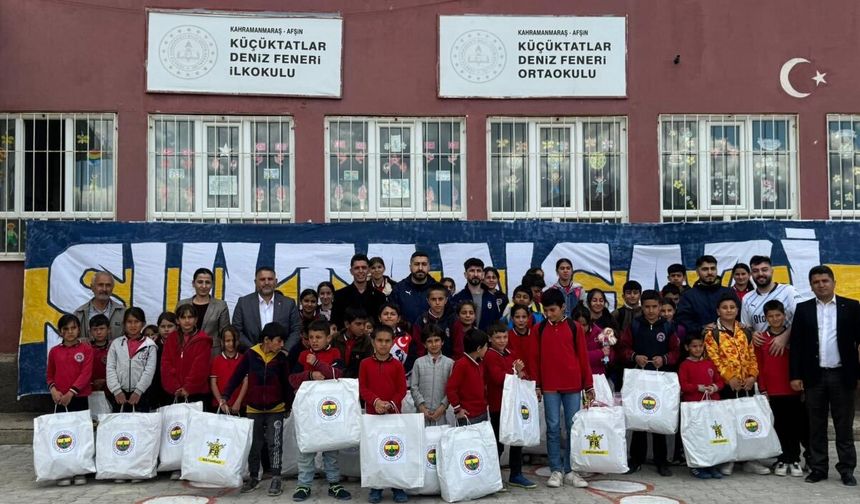 Sultangazi Genç Fenerbahçeliler ’den Afşinli Çocuklara Gönül Köprüsü
