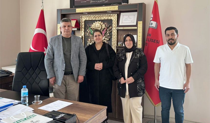 Yeşil Afşin Gazetesi’nden Afşin Anadolu Lisesi’ne Ziyaret