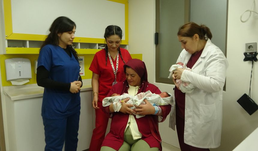 10 Yıllık Hasret Üçüz Bebek Sevinciyle Taçlandı