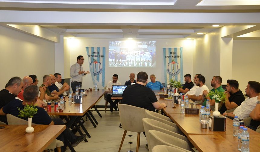 Afşin Spor'a İş Dünyasından Güçlü Destek: Hedef 3. Lig