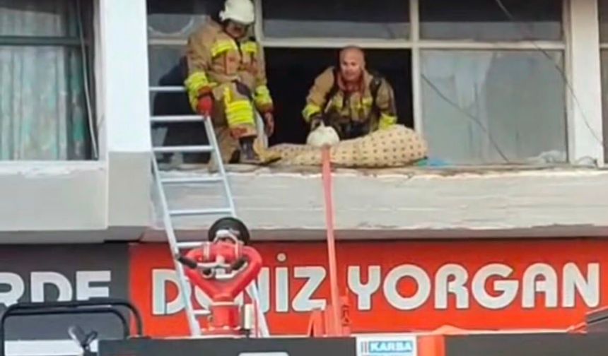 İş Yeri Yangını Paniği! İtfaiyenin Hızlı Müdahalesi Faciayı Önledi