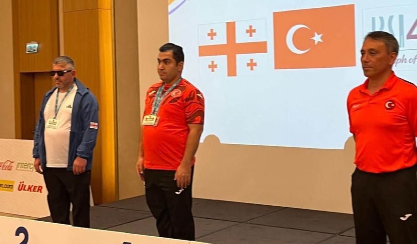 Kahramanmaraşlı Görme Engelli Sporcu Avrupa’yı Salladı: 4 Madalya