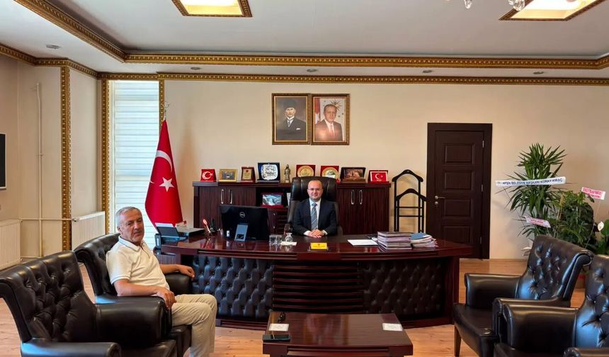 Sakarya İl Milli Eğitim Müdür Yardımcısı Turan'dan Kaymakam Arslantürk'e Ziyaret