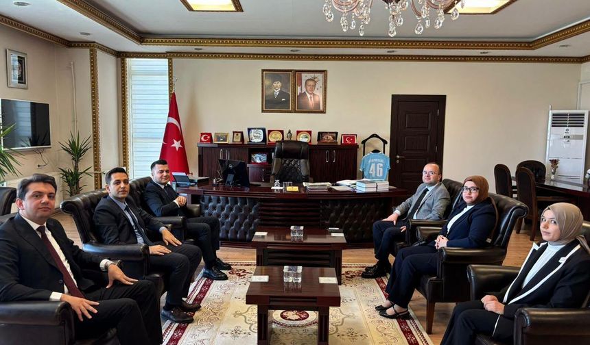 Afşin Adliyesi’nden Kaymakam Arslantürk’e Ziyaret