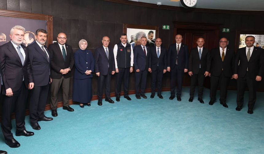 AK Parti Kahramanmaraş Heyetinden İçişleri Bakanı Çiftçi’ye Ziyaret