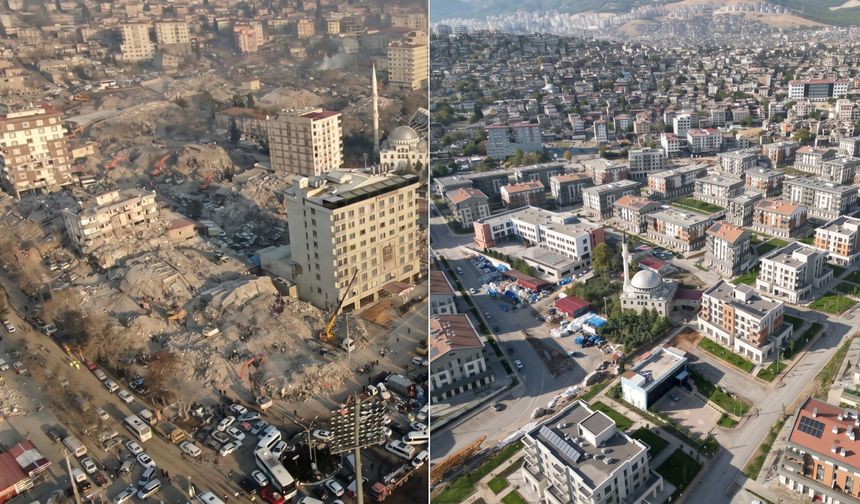 Deprem İzleri Yerini Yeni Yapılara Bıraktı
