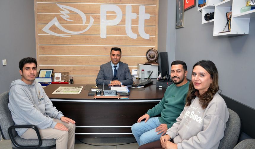PTT’nin 186. Yılında Yeşil Afşin Gazetesi’nden Anlamlı Ziyaret