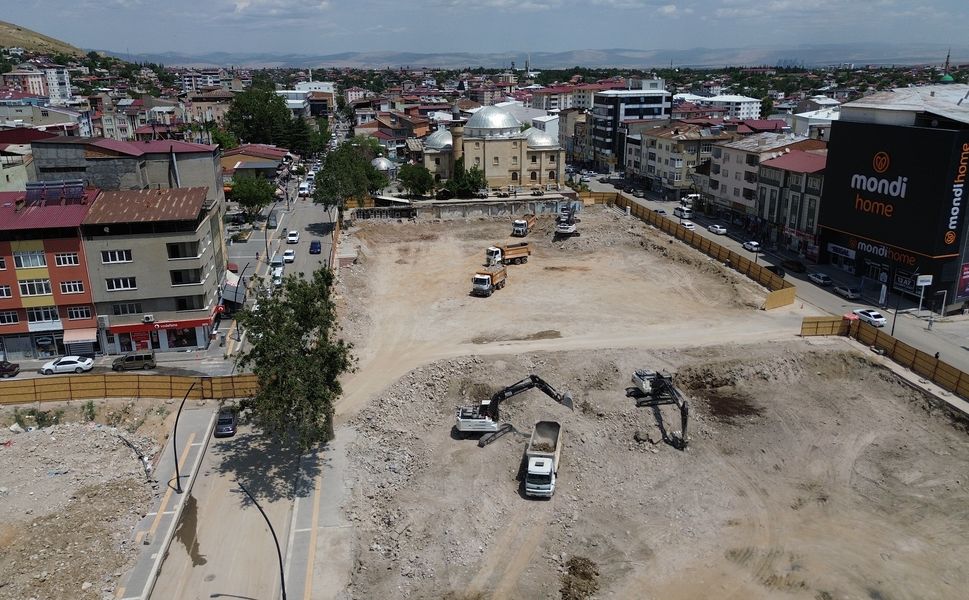 Afşin'de Rezerv Yapı Alanında Çalışmalar Yeniden Hızlandı