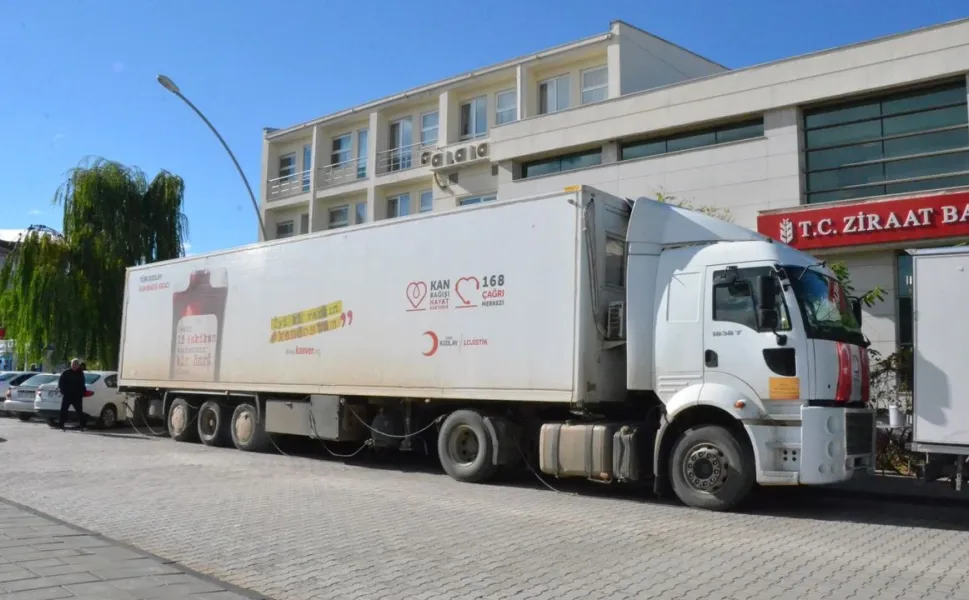 Kızılay Kan Bağış Aracı Afşin’e Geldi