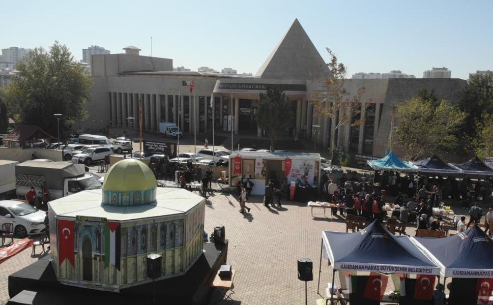 Kahramanmaraş'ta Gazze Yararına Hayır Çarşısı