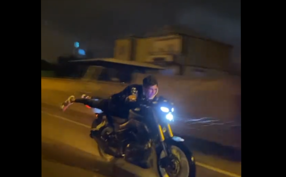 Afşin’de Sosyal Medyada Akrobatik Hareketler Yapan Motosikletliye 46.653 TL Ceza